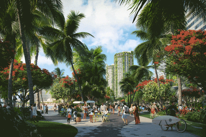 WATG Design - 'Green Block' proposal for Honolulu